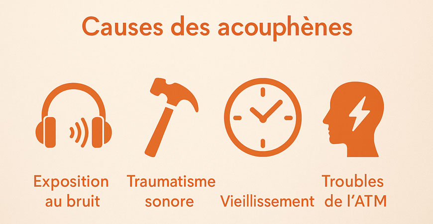 causes de l'acouphène